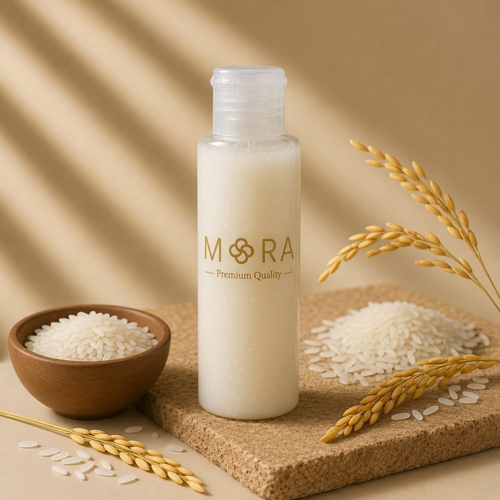 MORA Rice Glow Facewash — handmade herbal skincare