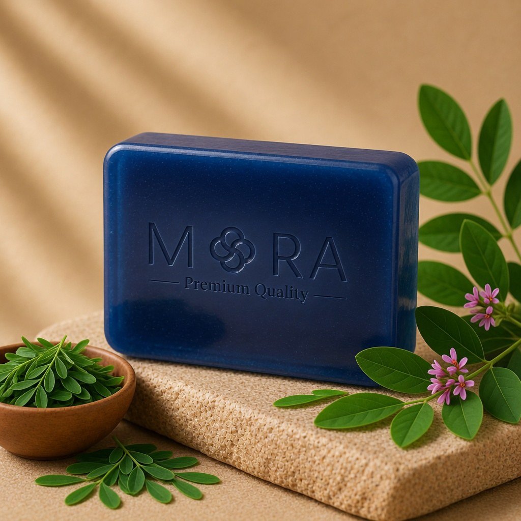 MORA Nila Glow Soap — handmade herbal skincare
